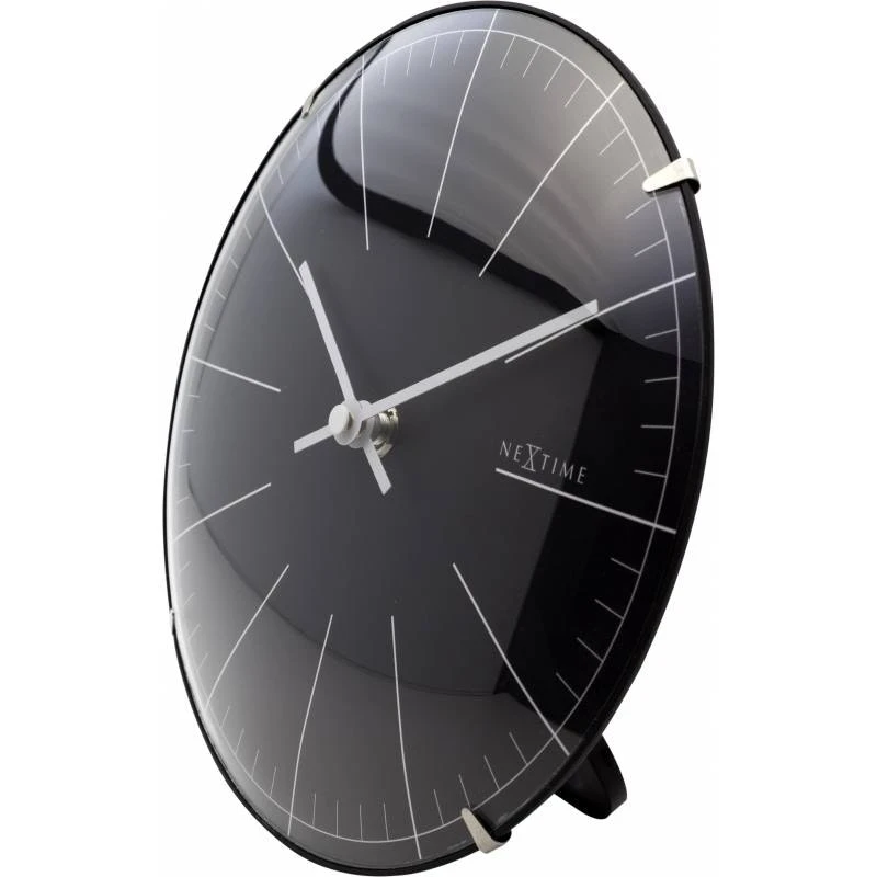NeXtime Big Stripe Mini Dome Wall Clock, Black 5 NeXtime Big Stripe Mini Dome Wall Clock, Black – Bild 3