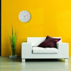 NeXtime Classy Round Wanduhr Ø30cm, Weiss -Heimdekoration Rabatt nextime classy round wanduhr 30cm weiss 3