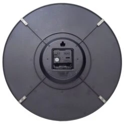 NeXtime Edge Wood Dome Wanduhr 35 Cm, Dunkelbraun -Heimdekoration Rabatt nextime edge wood dome 8