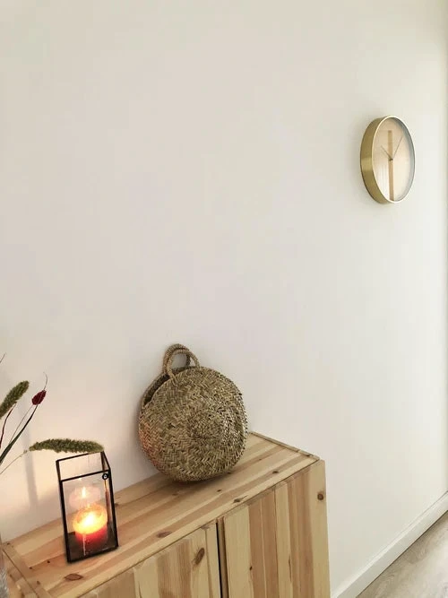 NeXtime Essential Gold Wanduhr 34 Cm, Gelb 7 NeXtime Essential Gold Wanduhr 34 Cm, Gelb – Bild 5