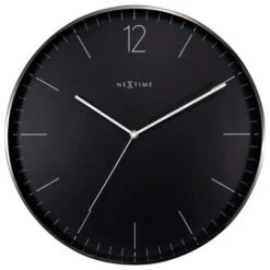 NeXtime Essential Graphite XXL Wanduhr 40 Cm