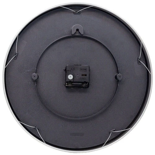 NeXtime Essential Silver Wanduhr 34 Cm, Weiß 6 NeXtime Essential Silver Wanduhr 34 Cm, Weiß – Bild 4