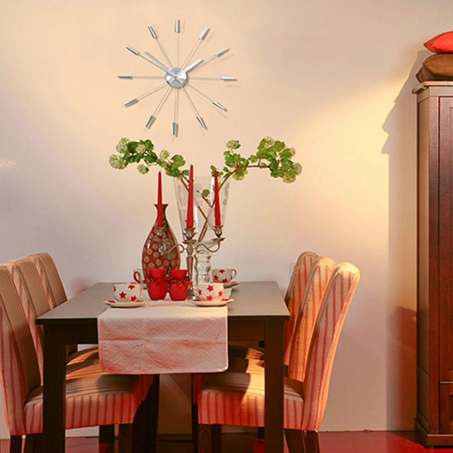 NeXtime Plug Inn Wanduhr Ø59cm, Schwarz 7 NeXtime Plug Inn Wanduhr Ø59cm, Schwarz – Bild 5