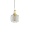 Normann Copenhagen Amp Hängelampe Klein, Smoked Grey/Messing -Heimdekoration Rabatt normann copenhagen amp pendellampe s 11