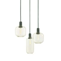 Normann Copenhagen Amp Hängelampe Klein, Smoked Grey/Messing -Heimdekoration Rabatt normann copenhagen amp pendellampe s 3