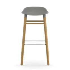 Normann Copenhagen Form Barhocker 75cm, Schwarz/Eiche -Heimdekoration Rabatt normann copenhagen form barhocker 65cm wei eiche 8 1