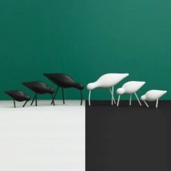 Normann Copenhagen Shorebird Small, Schwarz/Schwarz -Heimdekoration Rabatt normann copenhagen shorebird small 1