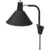 Arcon Wandleuchte, Schwarz / Chrom -Heimdekoration Rabatt nuad arcon wall lamp black chrome 0