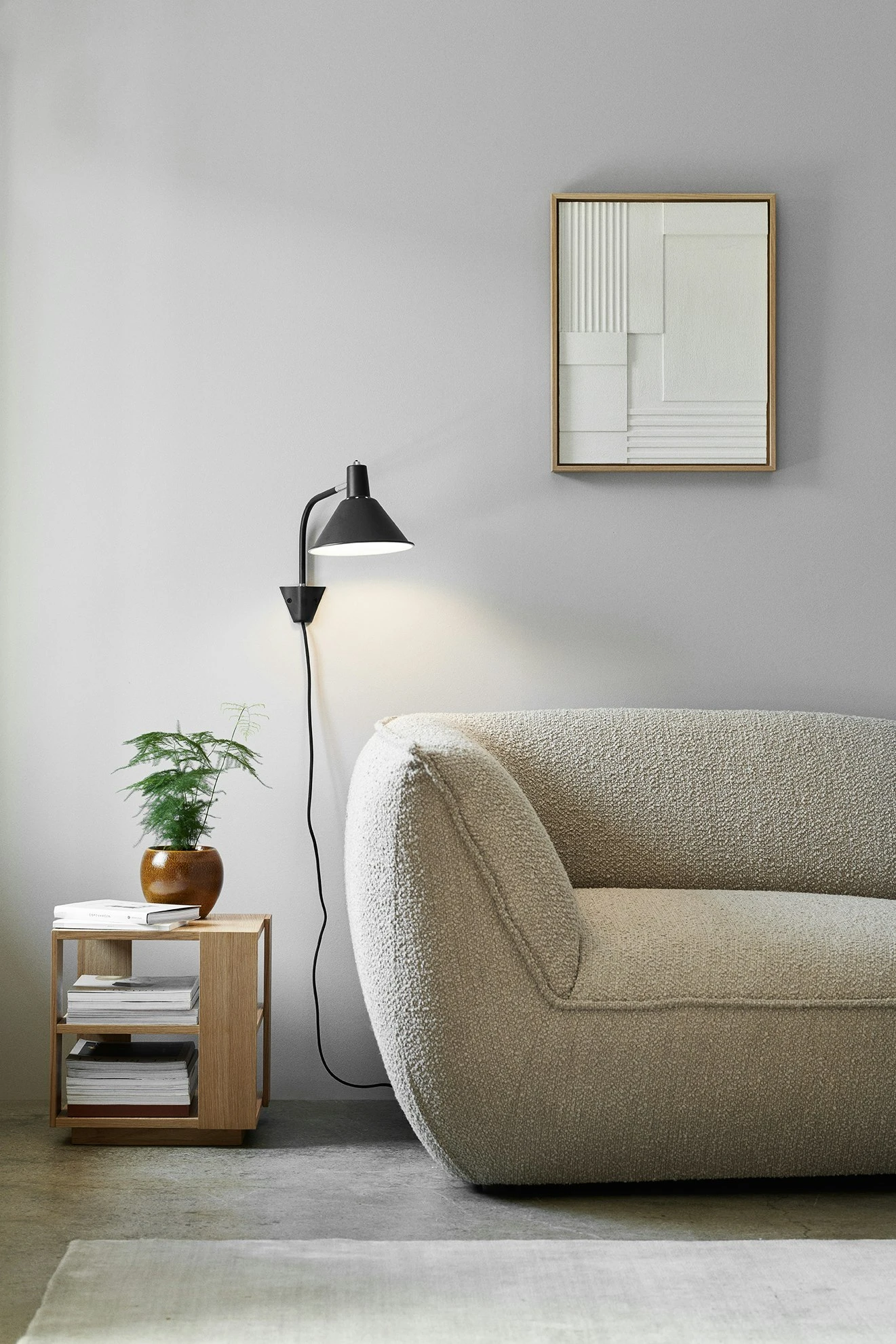 Arcon Wandleuchte, Schwarz / Chrom 7 Arcon Wandleuchte, Schwarz / Chrom – Bild 5