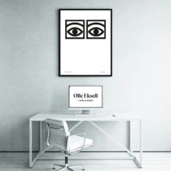 Ögon Poster 50 X 70 Cm 7 Ögon Poster 50 X 70 Cm -Heimdekoration Rabatt olle eksell ogon cacao poster 50 x 70 cm 2