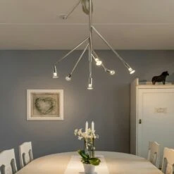 Kvist 6 Hängelampe, In Nickelbeschichtetem Messing -Heimdekoration Rabatt orsjo belysning kvist 6 deckenlampe 2