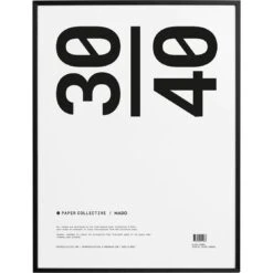 Rahmen Schwarz / Acrylglas, 30x40 Cm