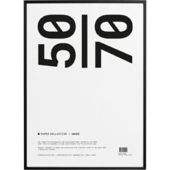 Rahmen Schwarz / Acrylglas, 50x70 Cm