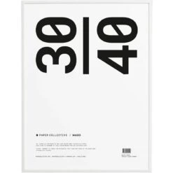 Rahmen Weiß / Acrylglas, 30x40 Cm