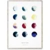 Moon Phases Poster, 30 X 40 Cm -Heimdekoration Rabatt paper collective moon phases poster 1