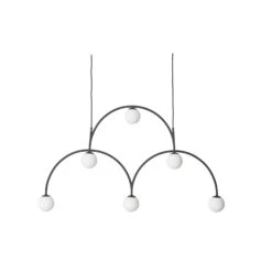 Pholc Bounce 116 Deckenlampe, Schwarz/Opal