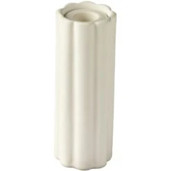 Birgit Vase / Kerzenhalter, Shell White