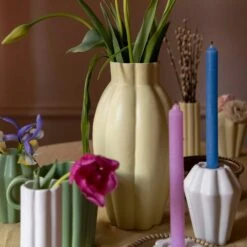 Birgit Vase / Kerzenhalter 17 Cm, Pale Yellow 11 Birgit Vase / Kerzenhalter 17 Cm, Pale Yellow -Heimdekoration Rabatt potteryjo birgit vase kerzenhalter 17 cm 13