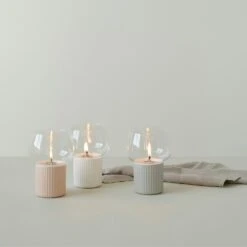 RIG TIG Hygge Hurricane Öllampe, Grau -Heimdekoration Rabatt rig tig by stelton hygge hurricane ollampe 5