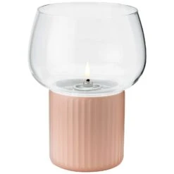 RIG TIG Hygge Hurricane Öllampe, Rosa