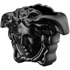 Rosenthal Versace Medusa Grande Vase 9 Cm, Schwarz -Heimdekoration Rabatt rosenthal vas 9 cm 6
