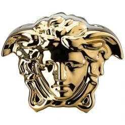 Rosenthal Versace Medusa Grande Vase 9 Cm, Gold