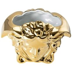 Rosenthal Versace Medusa Grande Vase 9 Cm, Gold 7 Rosenthal Versace Medusa Grande Vase 9 Cm, Gold -Heimdekoration Rabatt rosenthal vas 9 cm 9