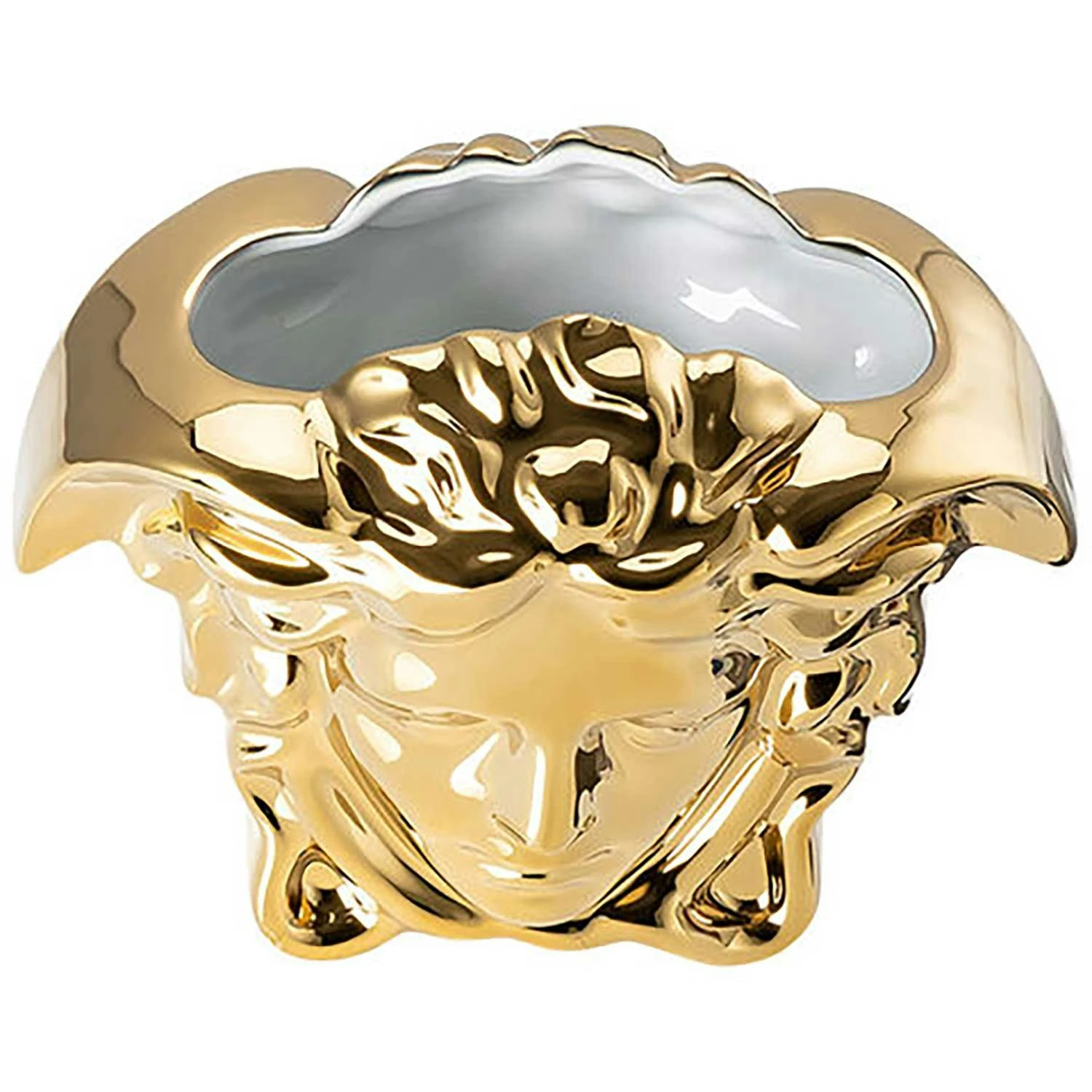 Rosenthal Versace Medusa Grande Vase 9 Cm, Gold 5 Rosenthal Versace Medusa Grande Vase 9 Cm, Gold – Bild 3