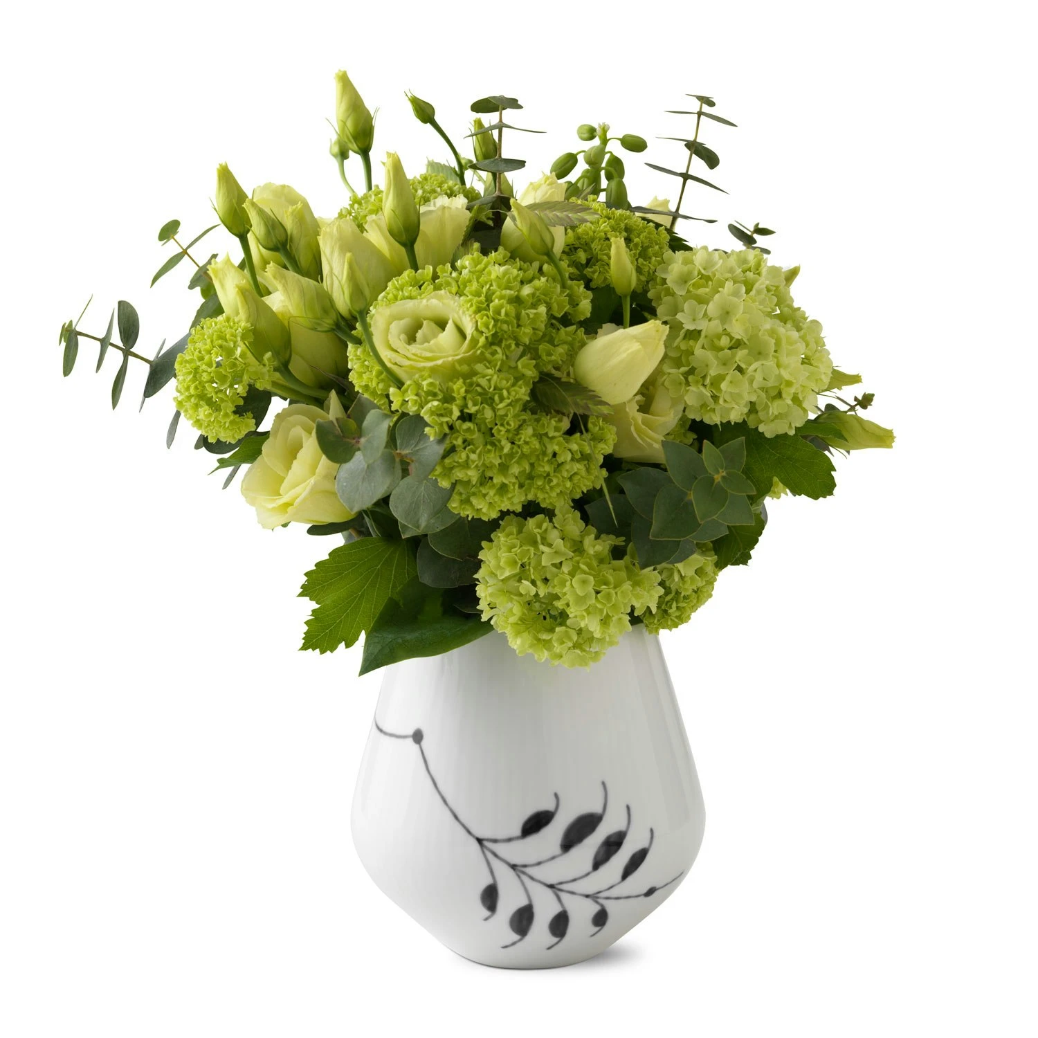 Royal Copenhagen Black Fluted Mega Vase, 12 Cm 4 Royal Copenhagen Black Fluted Mega Vase, 12 Cm – Bild 2