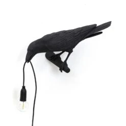 Seletti Bird Lamp Looking, Schwarz
