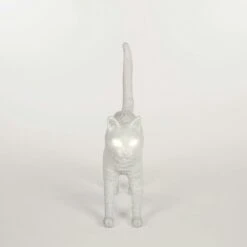 Seletti Jobby The Cat Lamp, Schwarz -Heimdekoration Rabatt seletti jobby the cat lamp wei 2