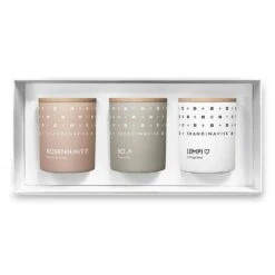 Skandinavisk SENSE Geschenkset Duftkerze 3-er Set