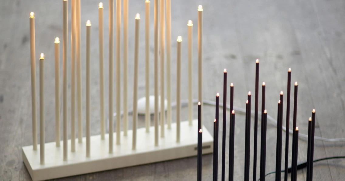 Elflugan Grande Candleholder, Light Grey 4 Elflugan Grande Candleholder, Light Grey – Bild 2