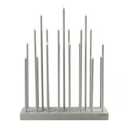 Elflugan Grande Candleholder, Light Grey