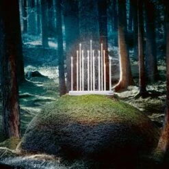 Elflugan Grande Candleholder, Light Grey 8 Elflugan Grande Candleholder, Light Grey -Heimdekoration Rabatt smak design elflugan grande lamp antracit grey 2