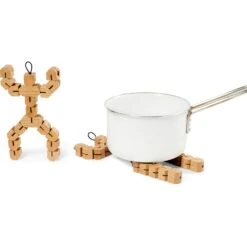 Spring Copenhagen Clumsy Hans Topfuntersetzer, Eiche 20 Cm -Heimdekoration Rabatt spring copenhagen grytunderlagg clumsy hans 199 cm ek 8