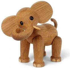 Spring Copenhagen Ollie Elefant Holzfigur 15 Cm -Heimdekoration Rabatt spring copenhagen ollie elefant tradekoration 15 cm ek lonn 3