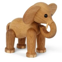 Spring Copenhagen Ollie Elefant Holzfigur 15 Cm -Heimdekoration Rabatt spring copenhagen ollie elefant tradekoration 15 cm ek lonn 4