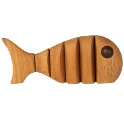 Spring Copenhagen The Wood Fish Holzfigur 18 Cm