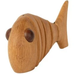 Spring Copenhagen The Wood Fish Holzfigur 18 Cm -Heimdekoration Rabatt spring copenhagen the wood fish holzfigur 6
