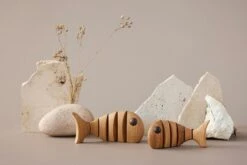 Spring Copenhagen The Wood Fish Holzfigur 18 Cm -Heimdekoration Rabatt spring copenhagen the wood fish small ek 18 cm 7