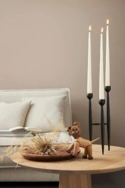 Spring Copenhagen Woody Puppy Holzfigur 13,5 Cm -Heimdekoration Rabatt spring copenhagen woody valp dekoration 10 cm ek 13