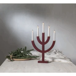 Star Trading Anno 5 Kerzenhalter, Rot -Heimdekoration Rabatt star trading anno 5 6