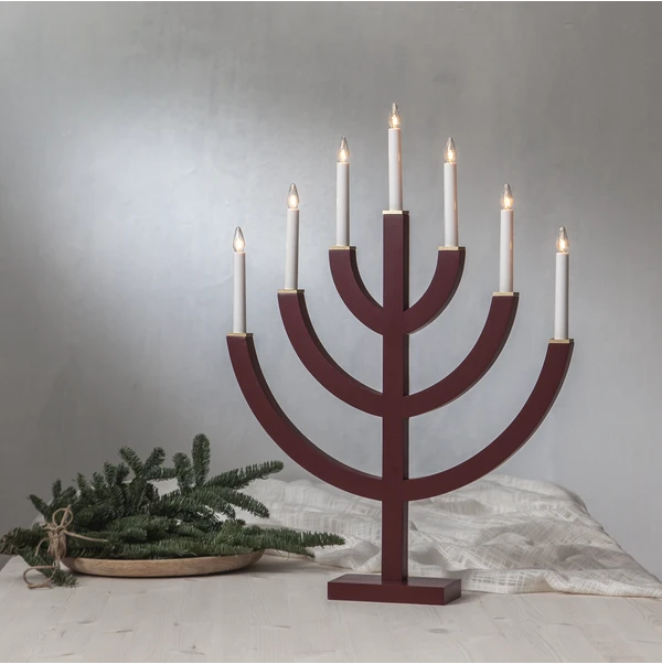 Star Trading Anno 7 Kerzenhalter, Rot 4 Star Trading Anno 7 Kerzenhalter, Rot – Bild 2