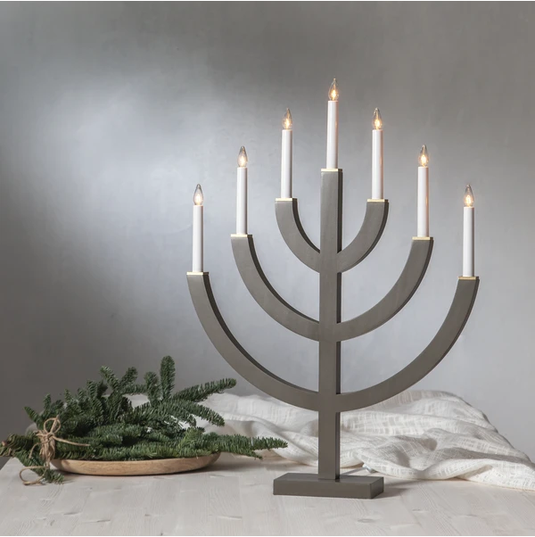 Star Trading Anno 7 Kerzenhalter, Taupe 5 Star Trading Anno 7 Kerzenhalter, Taupe – Bild 3