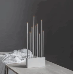 Star Trading Buzz Kerzenhalter 60 Cm, Weiß -Heimdekoration Rabatt star trading buzz kerzenhalter 14