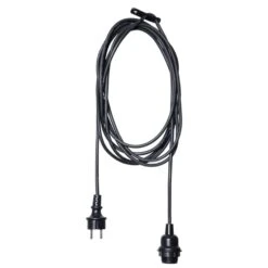 Star Trading Lampenaufhängung 5 M Im Freien Nutzbar, Schwarz