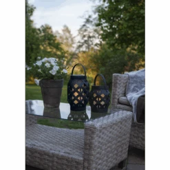 Star Trading Flame Laterne 16 Cm, Schwarz -Heimdekoration Rabatt star trading flame laterne 11