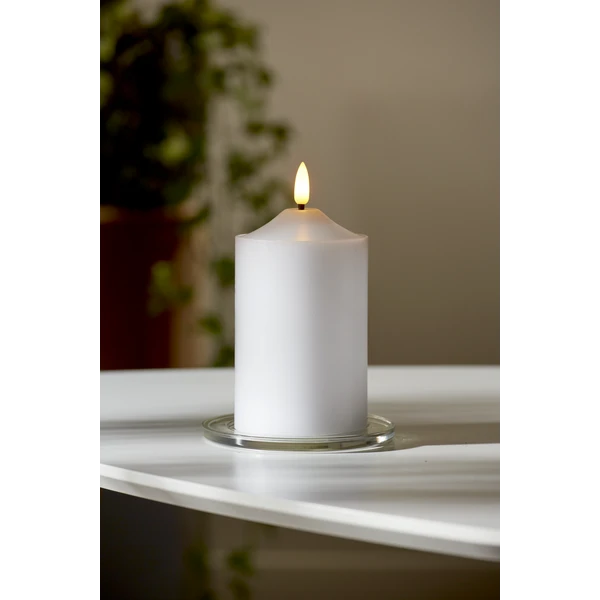 Star Trading Flamme LED Stumpenkerze Weiß, 15 Cm 4 Star Trading Flamme LED Stumpenkerze Weiß, 15 Cm – Bild 2