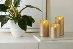 Star Trading Flamme Rustic LED Stumpenkerze Gold, 12 Cm 7 Star Trading Flamme Rustic LED Stumpenkerze Gold, 12 Cm -Heimdekoration Rabatt star trading flamme rustic led stumpenkerze gold 1